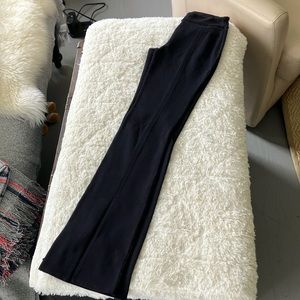 Alo black leggings slit front high waist size S perfect worn once.